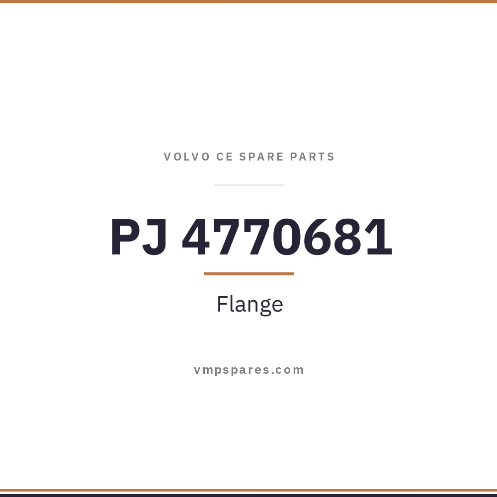 PJ 4770681 – Flange