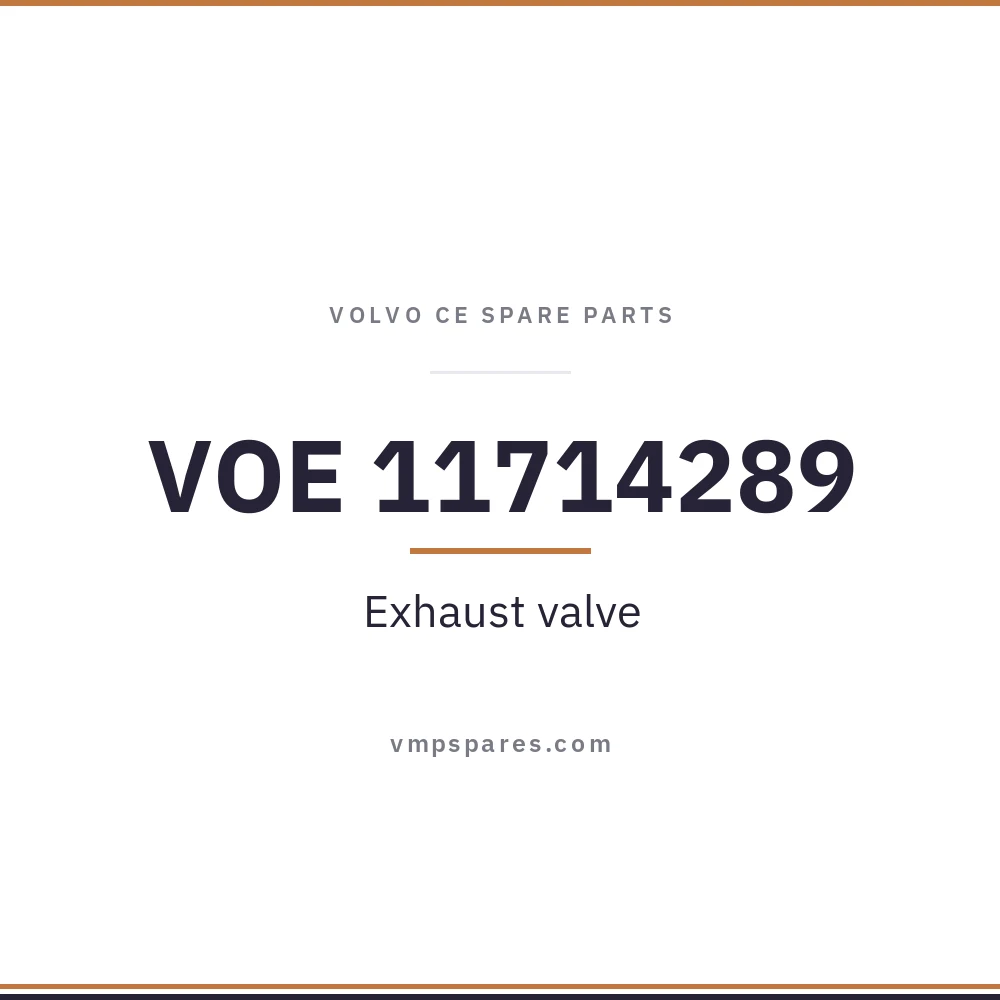 VOE 11714289 – Exhaust valve
