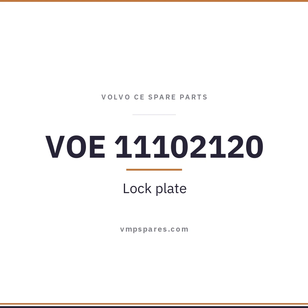 VOE 11102120 – Lock plate
