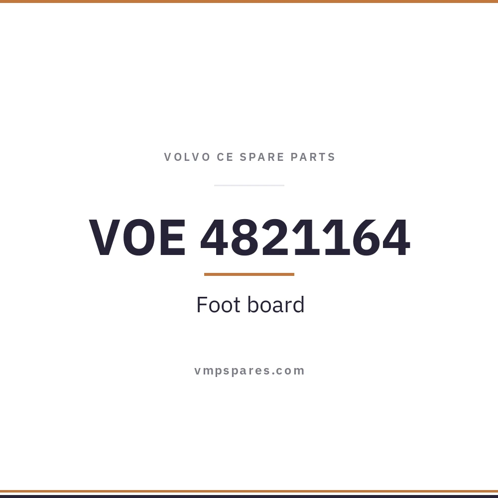 VOE 4821164 – Foot board