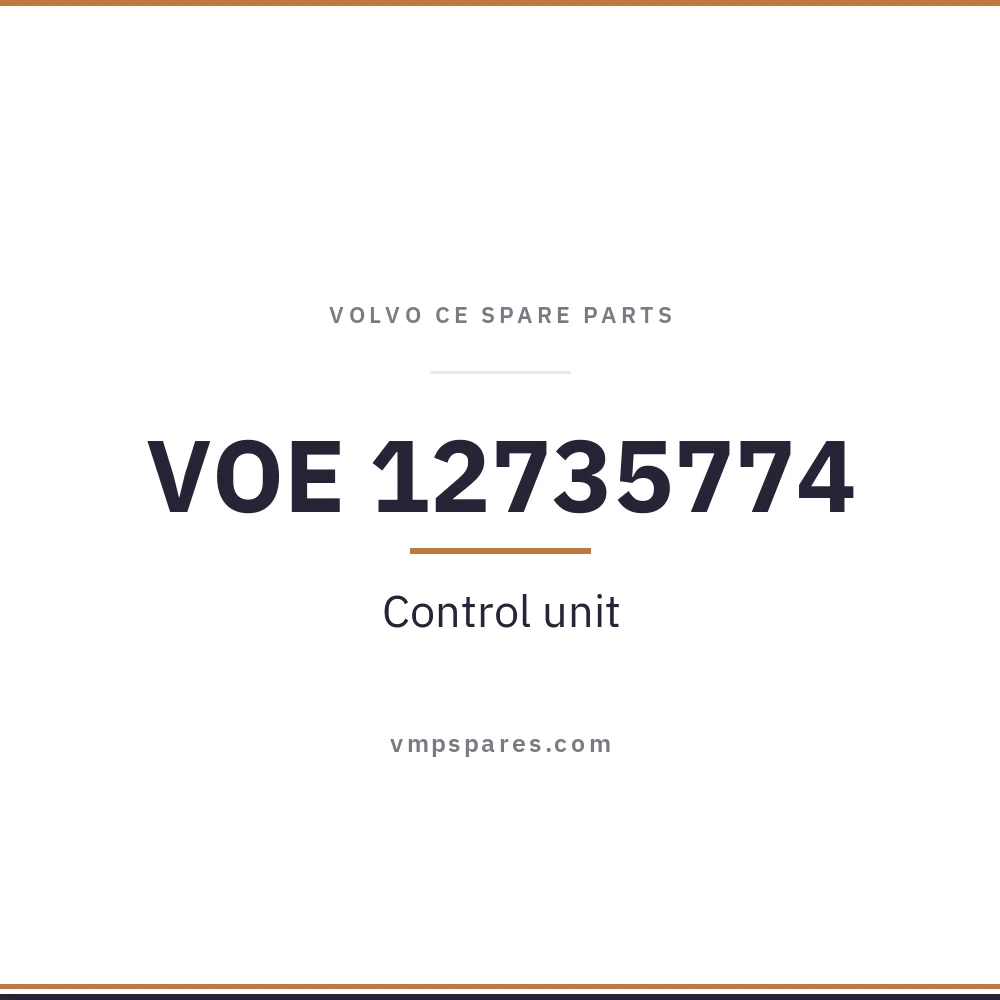 VOE 12735774 – Control unit