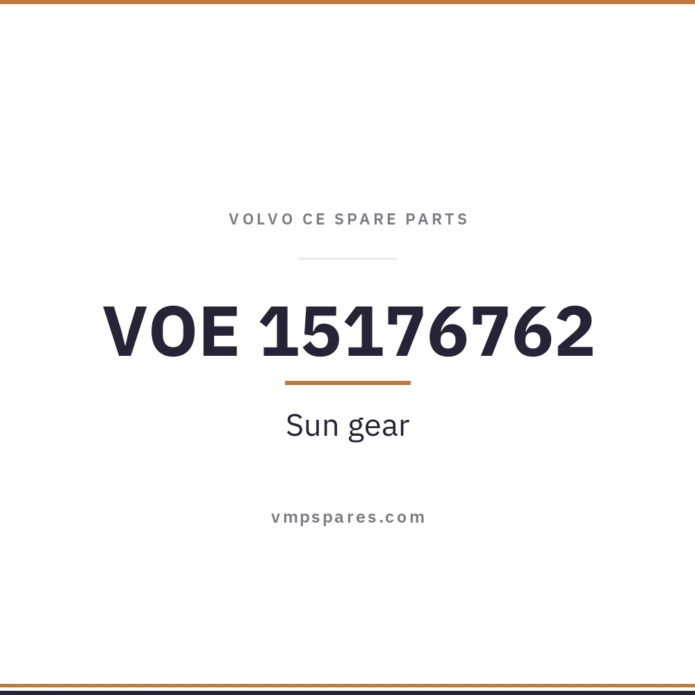 VOE 15176762 – Sun gear