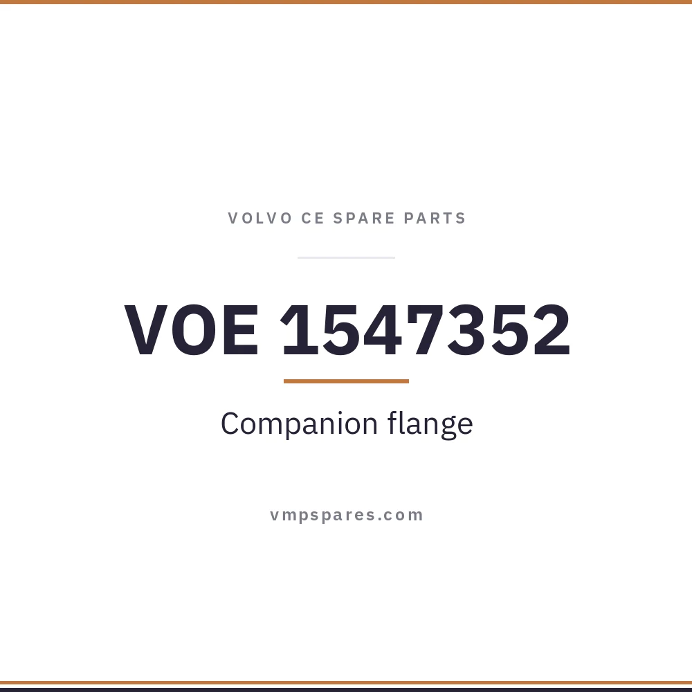 VOE 1547352 – Companion flange