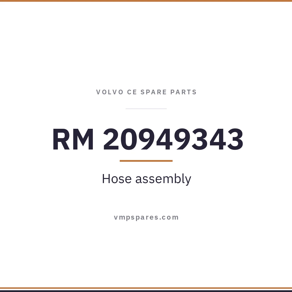 RM 20949343 – Hose assembly
