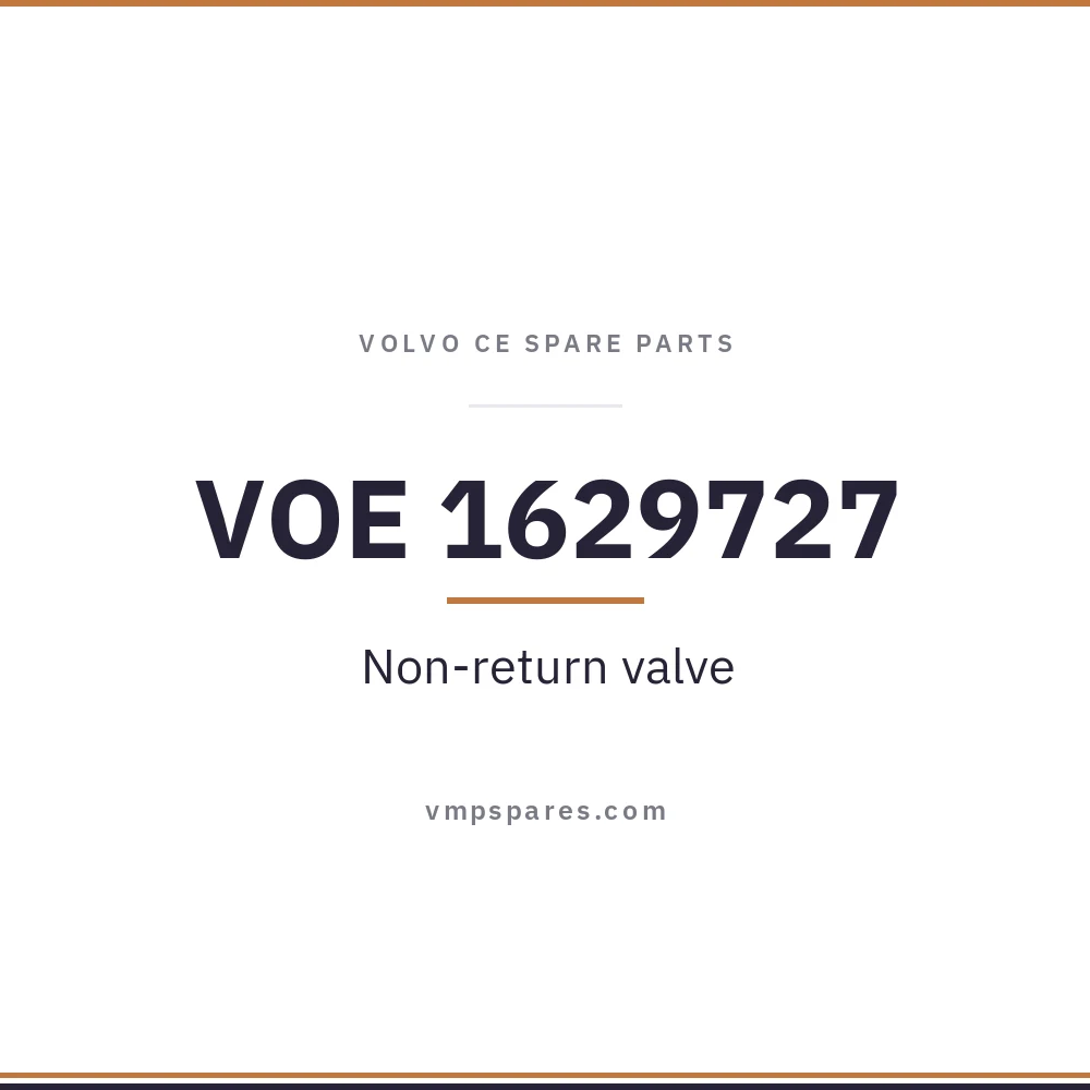 VOE 1629727 – Non-return valve