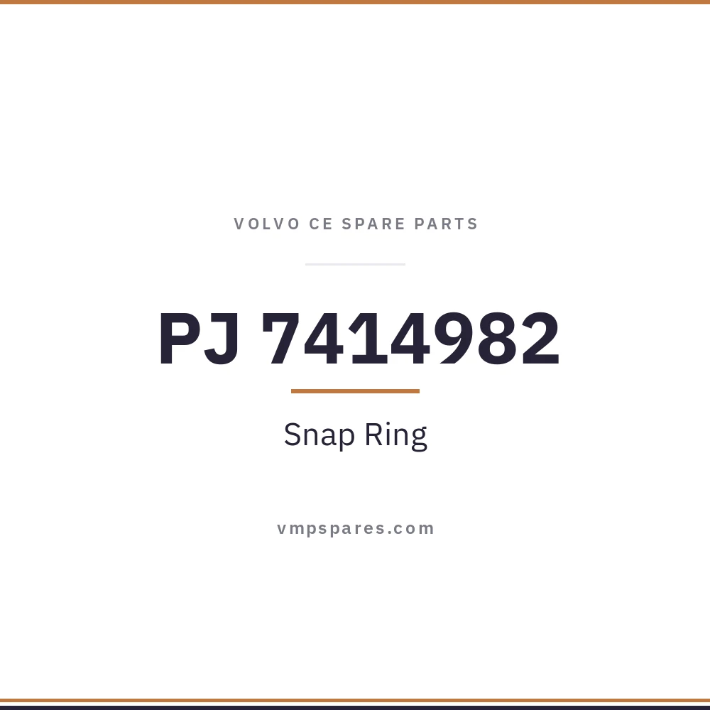 PJ 7414982 – Snap Ring