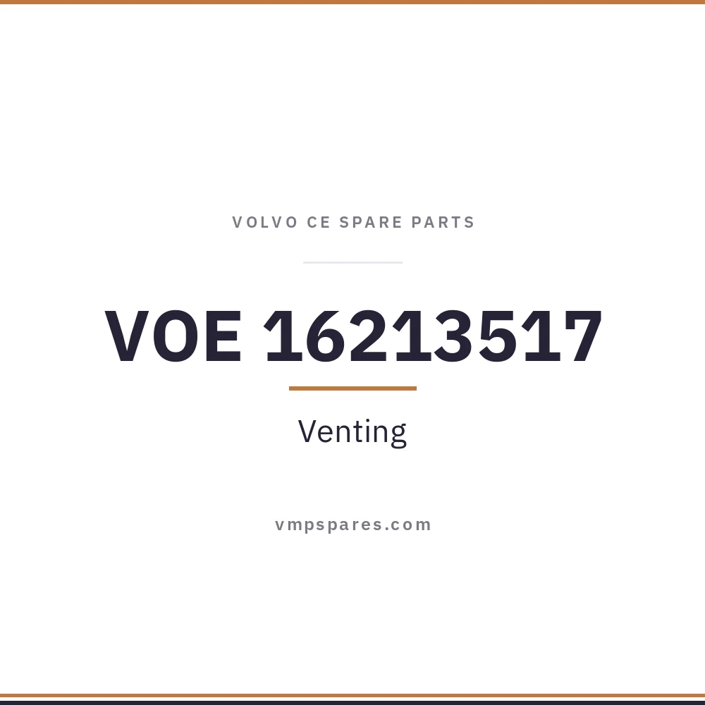 VOE 16213517 – Venting
