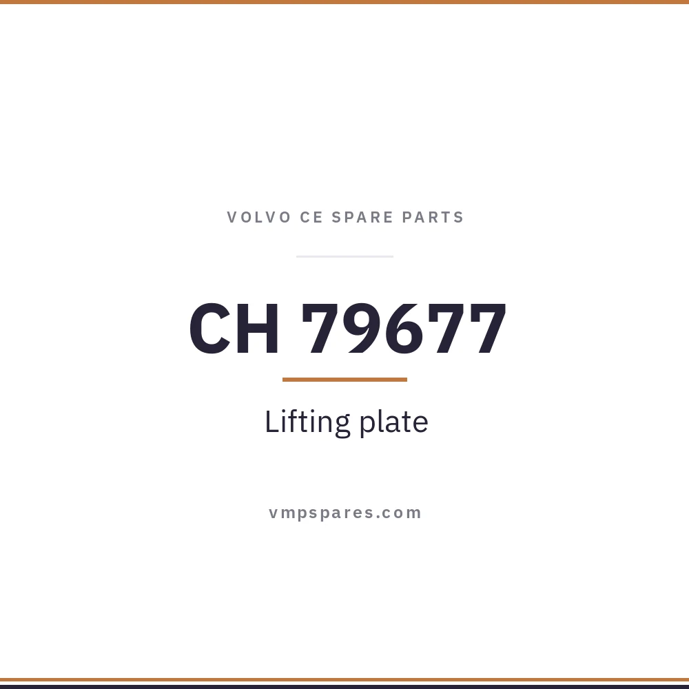 CH 79677 – Lifting plate