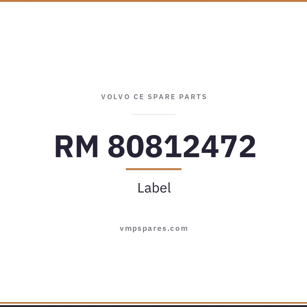 RM 80812472 – Label
