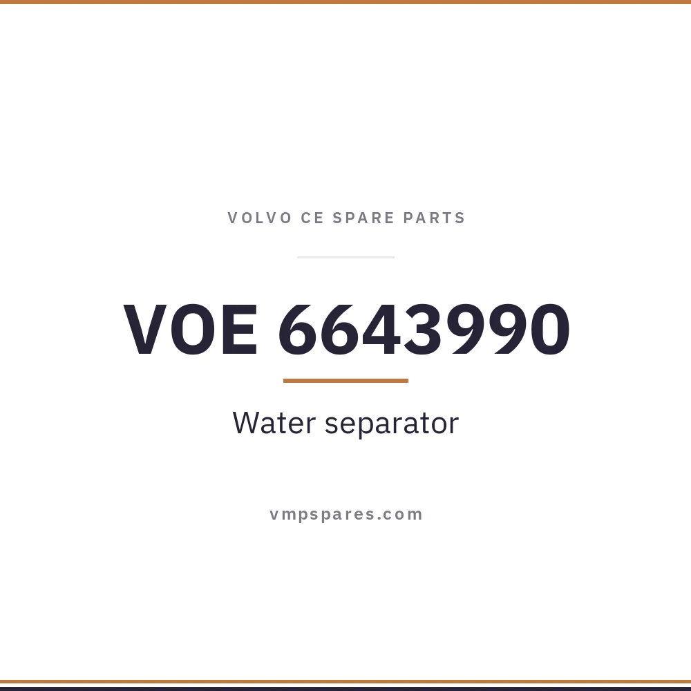 VOE 6643990 – Water separator