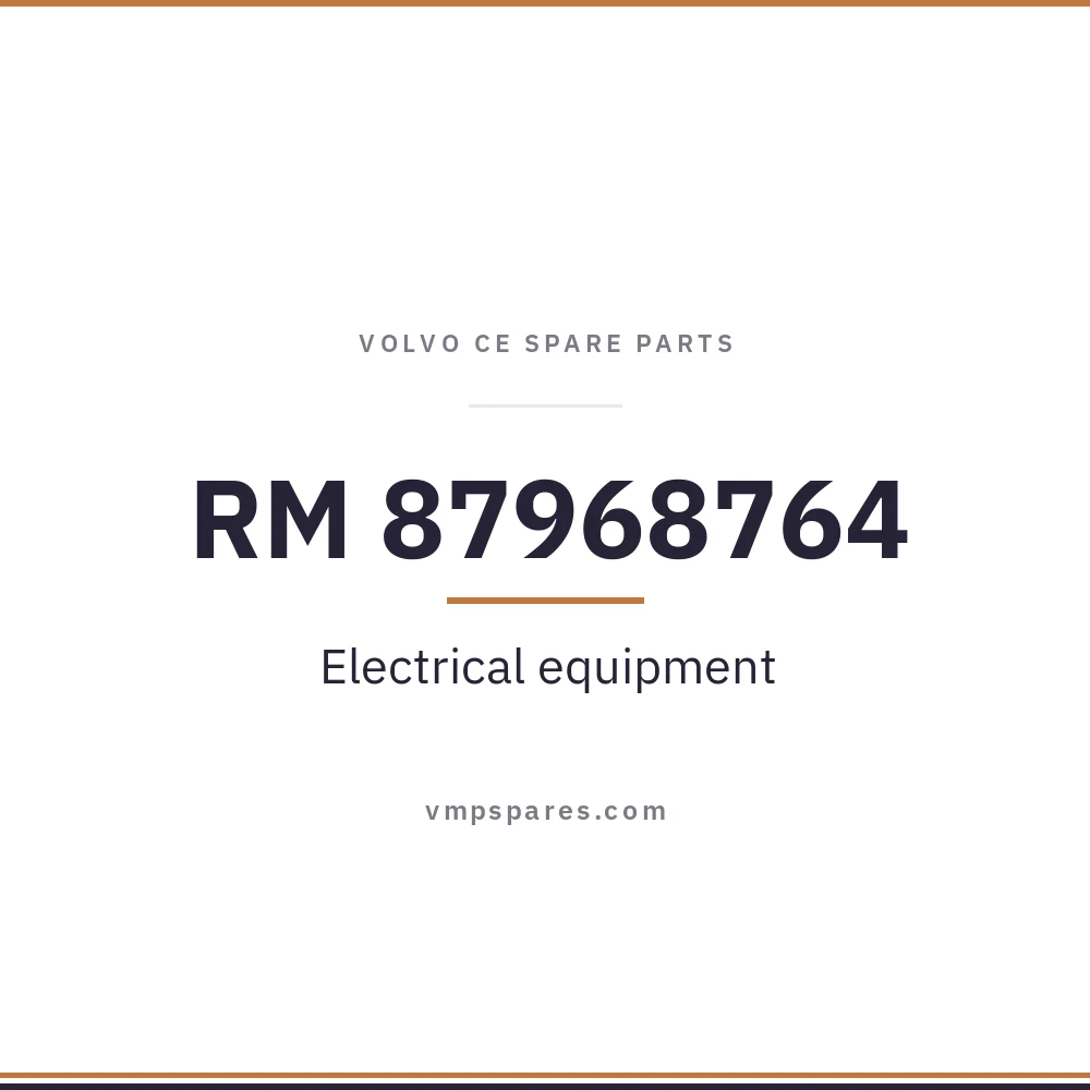 RM 87968764 – Electrical equipment