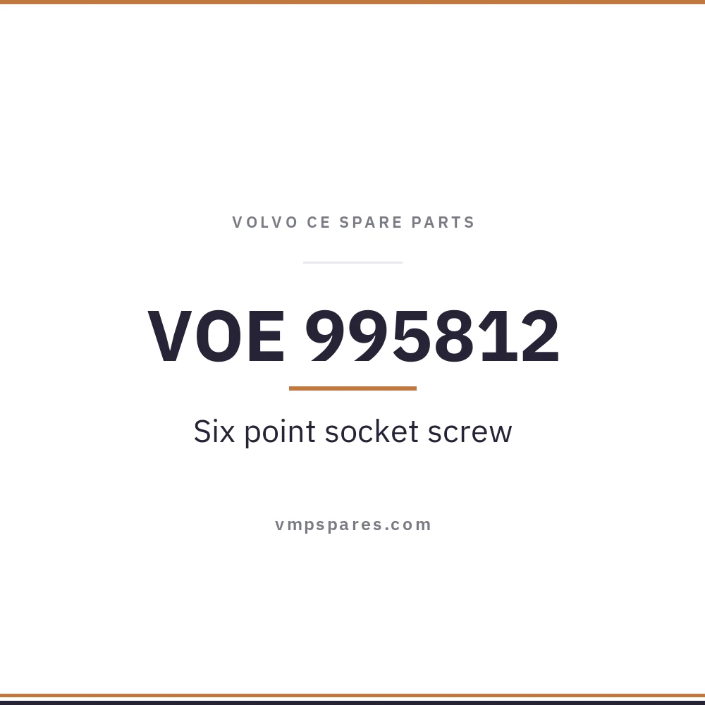 VOE 995812 – Six point socket screw