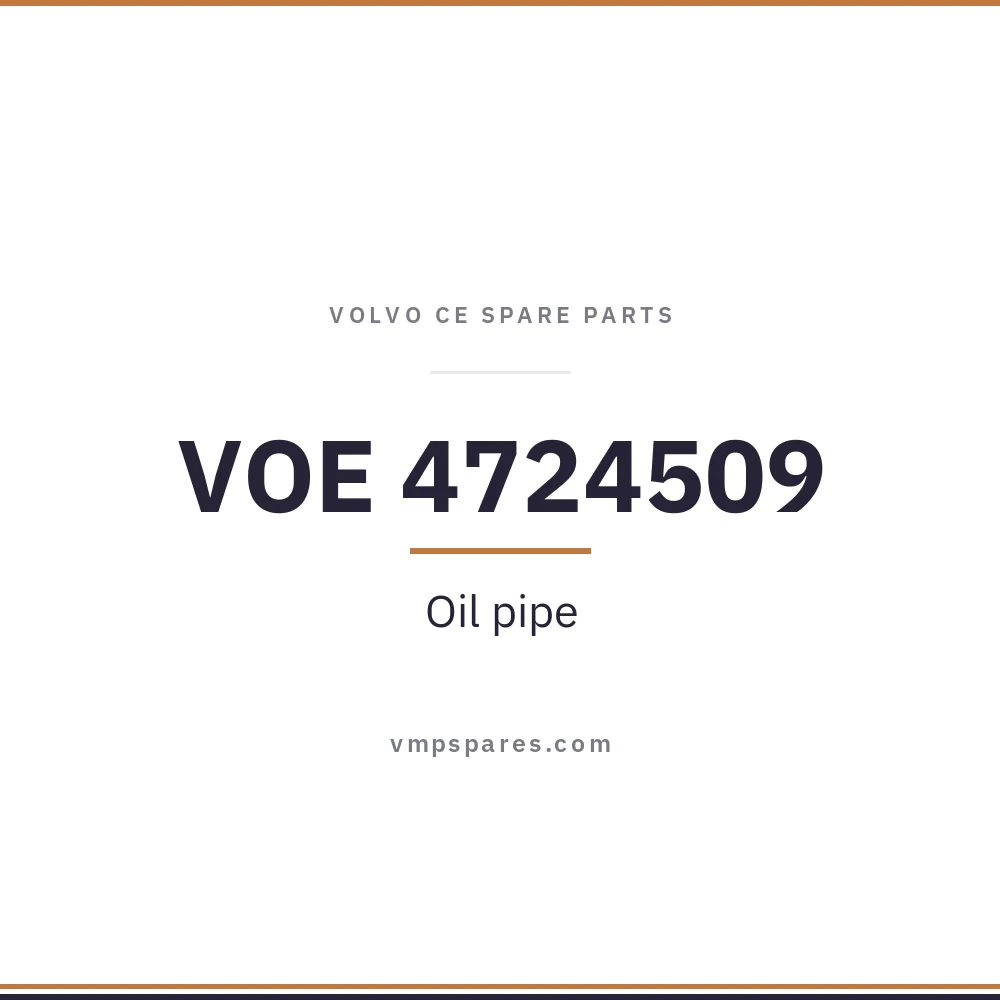VOE 4724509 – Oil pipe