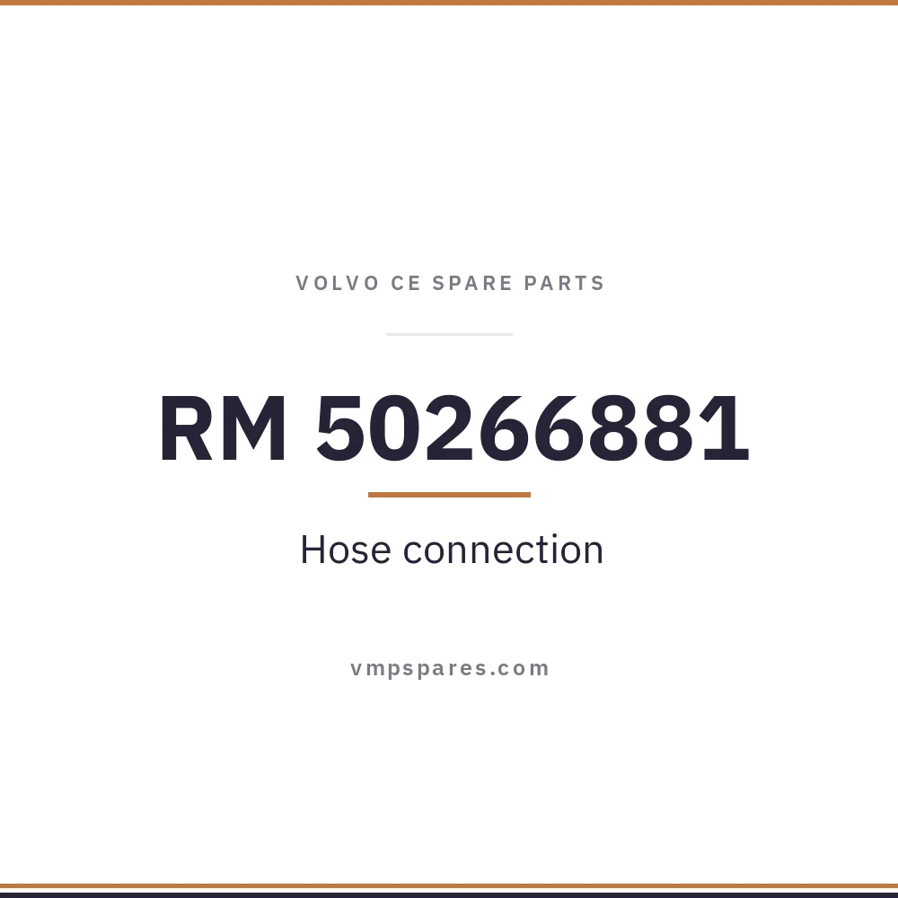 RM 50266881 – Hose connection