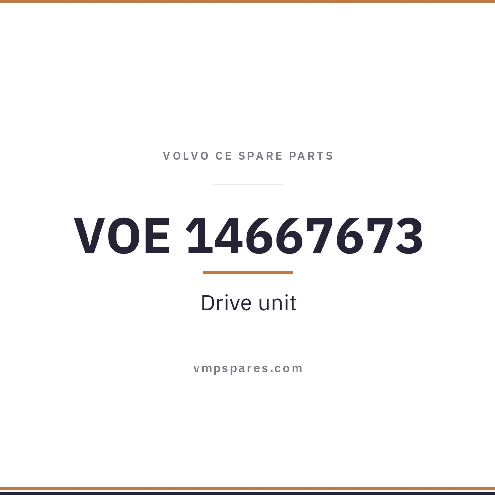 VOE 14667673 – Drive unit