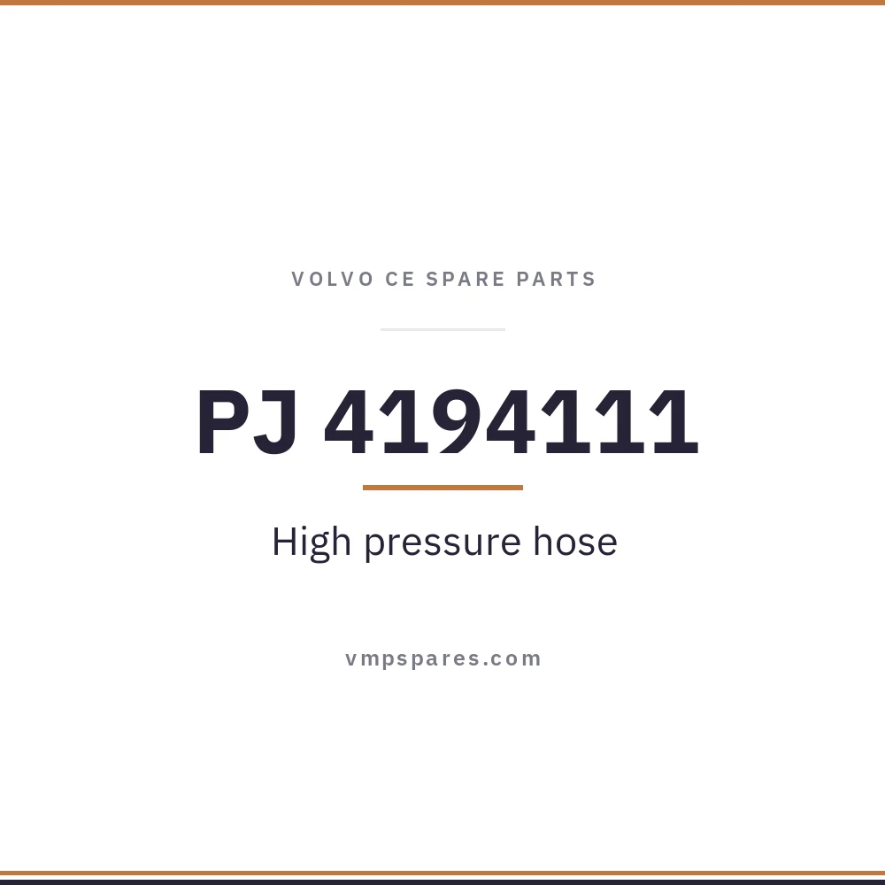 PJ 4194111 – High pressure hose