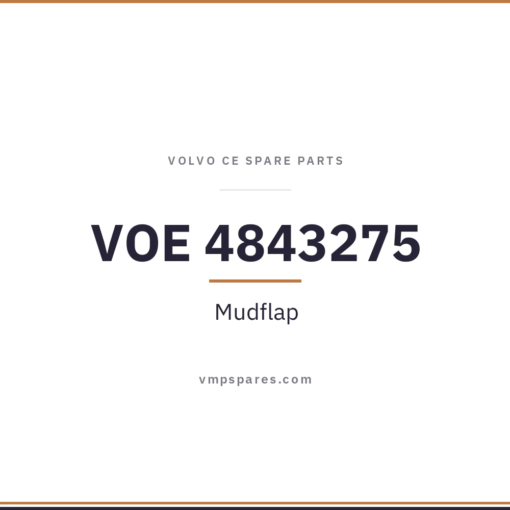 VOE 4843275 – Mudflap