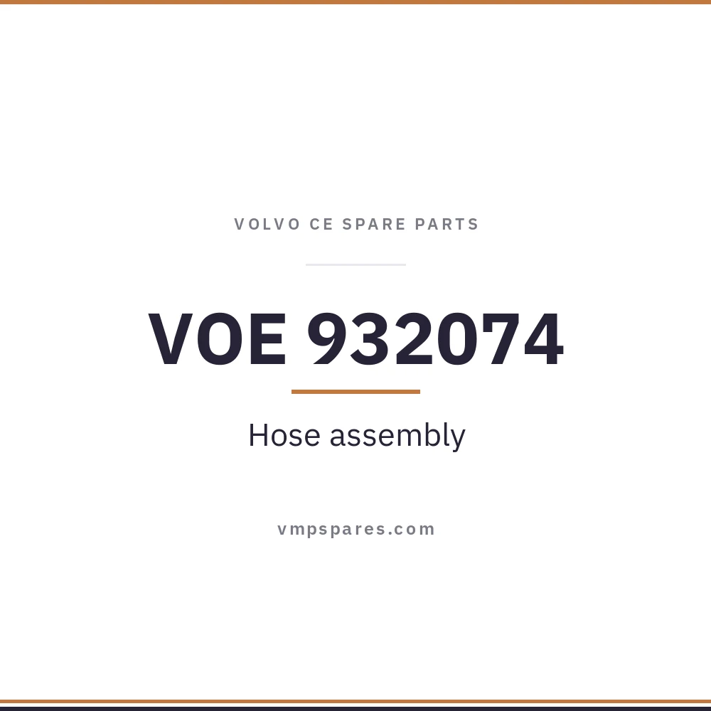 VOE 932074 – Hose assembly