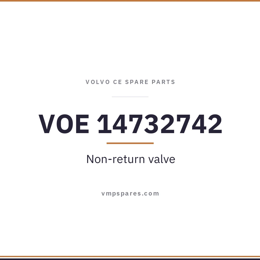 VOE 14732742 – Non-return valve