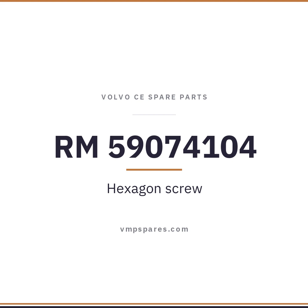 RM 59074104 – Hexagon screw