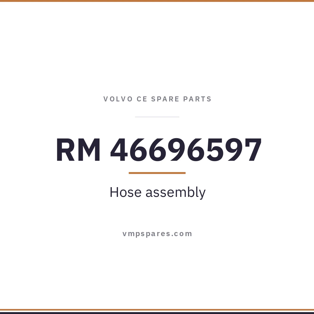 RM 46696597 – Hose assembly