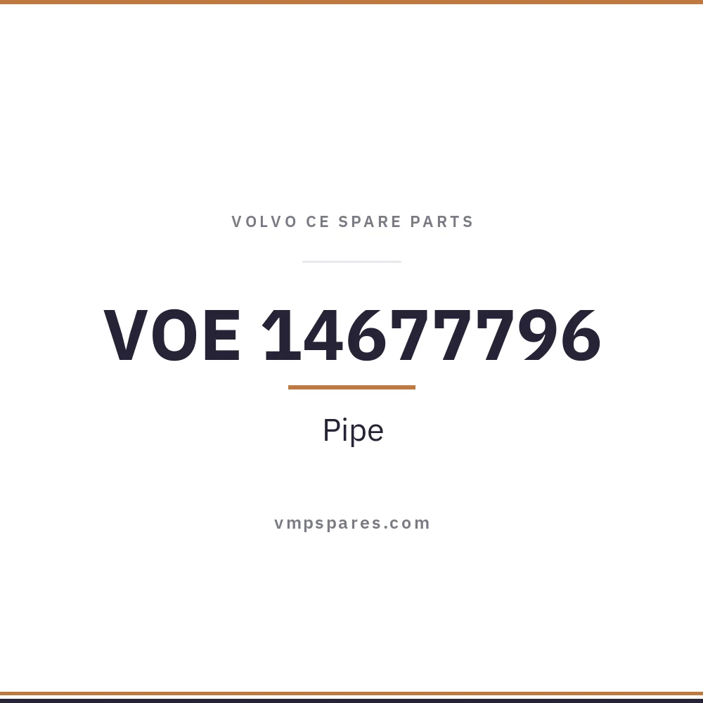 VOE 14677796 – Pipe
