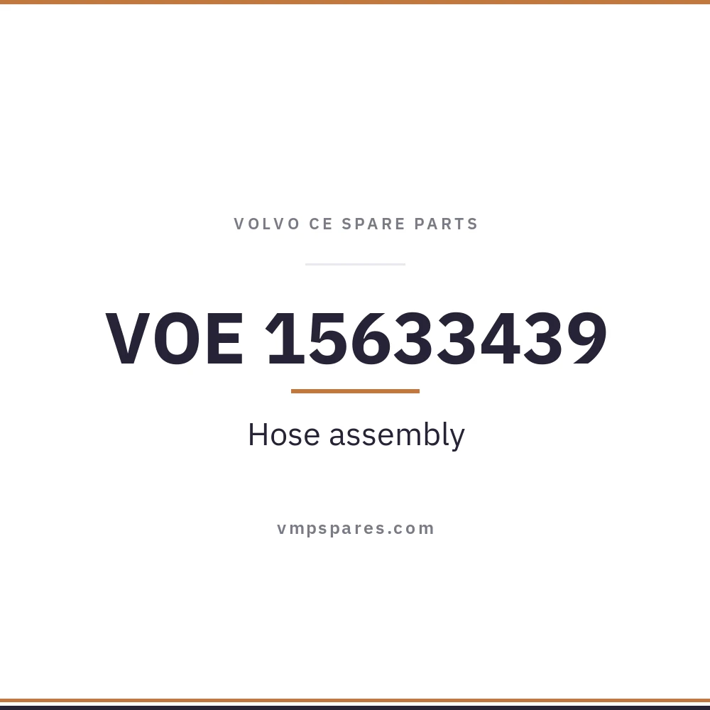 VOE 15633439 – Hose assembly