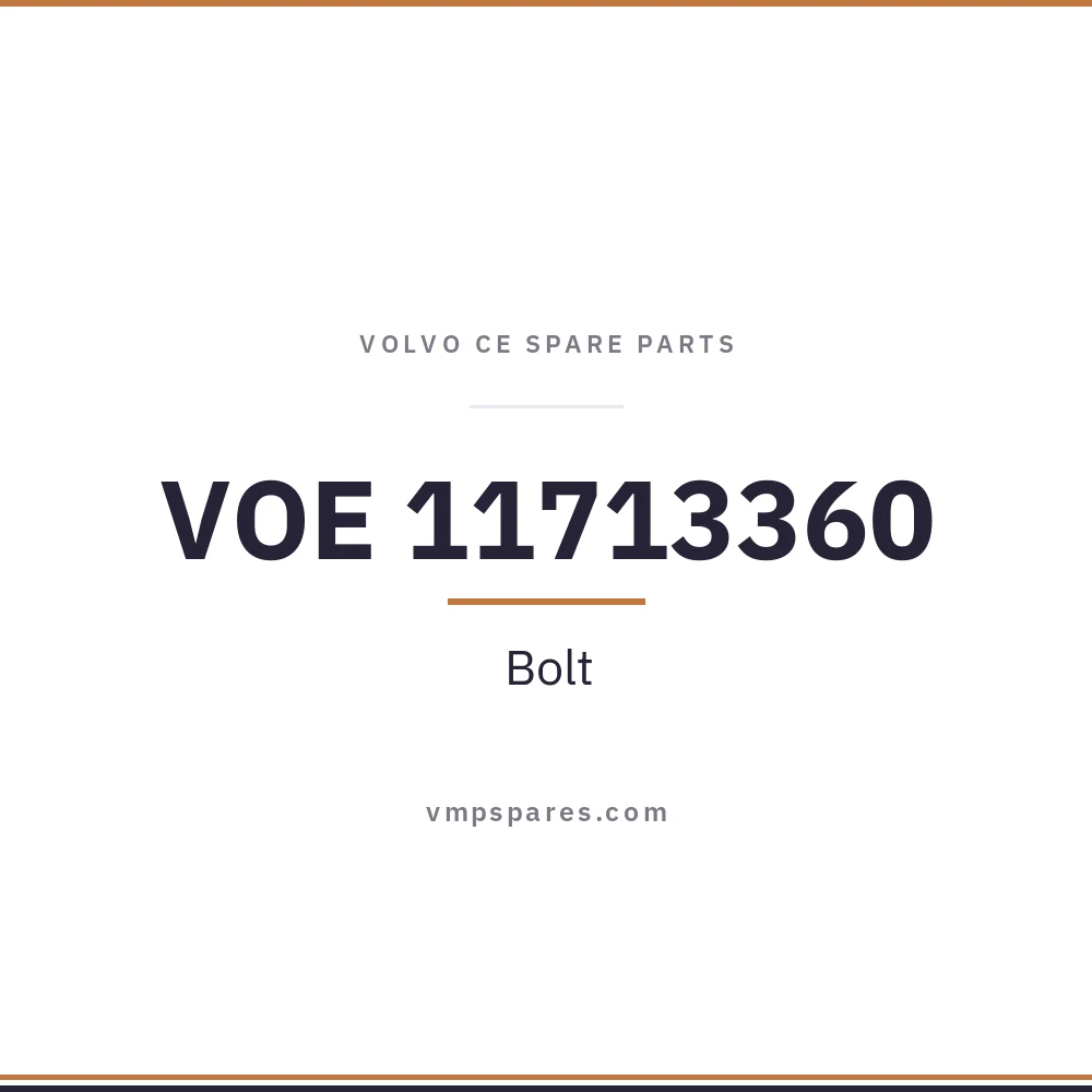 VOE 11713360 – Bolt