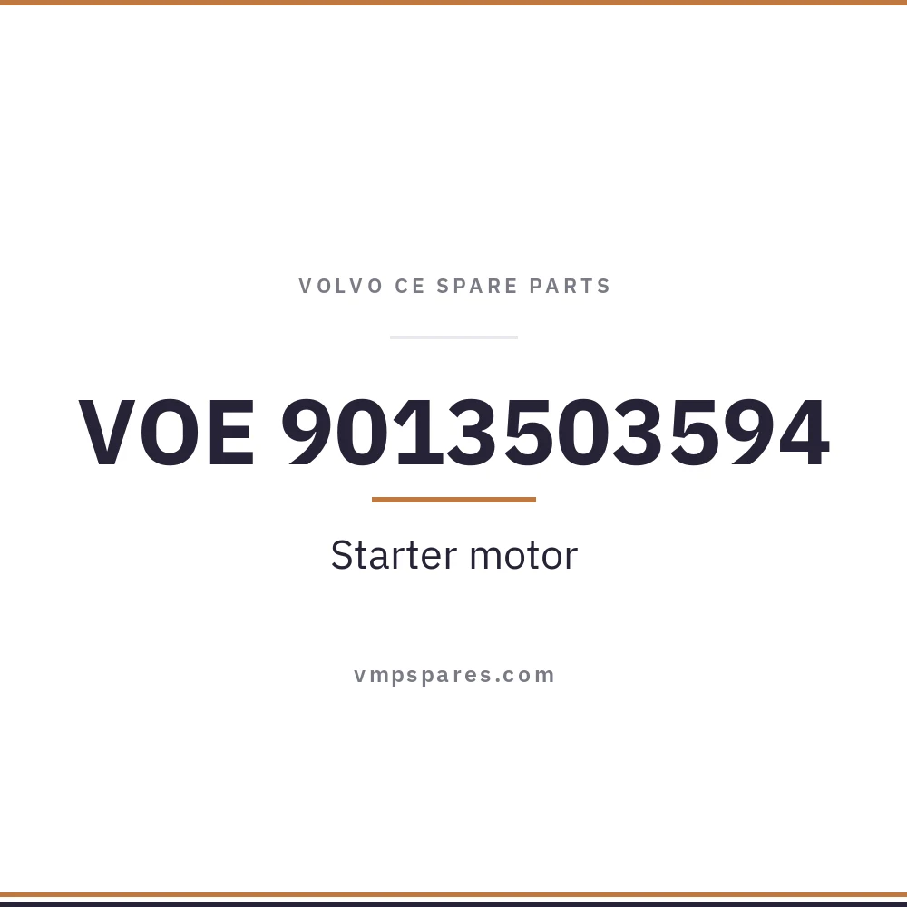 VOE 9013503594 – Starter motor