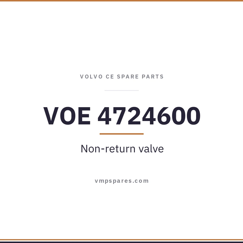 VOE 4724600 – Non-return valve