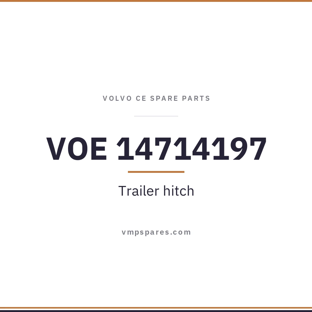 VOE 14714197 – Trailer hitch