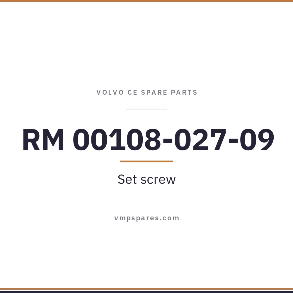 RM 00108-027-09 – Set screw