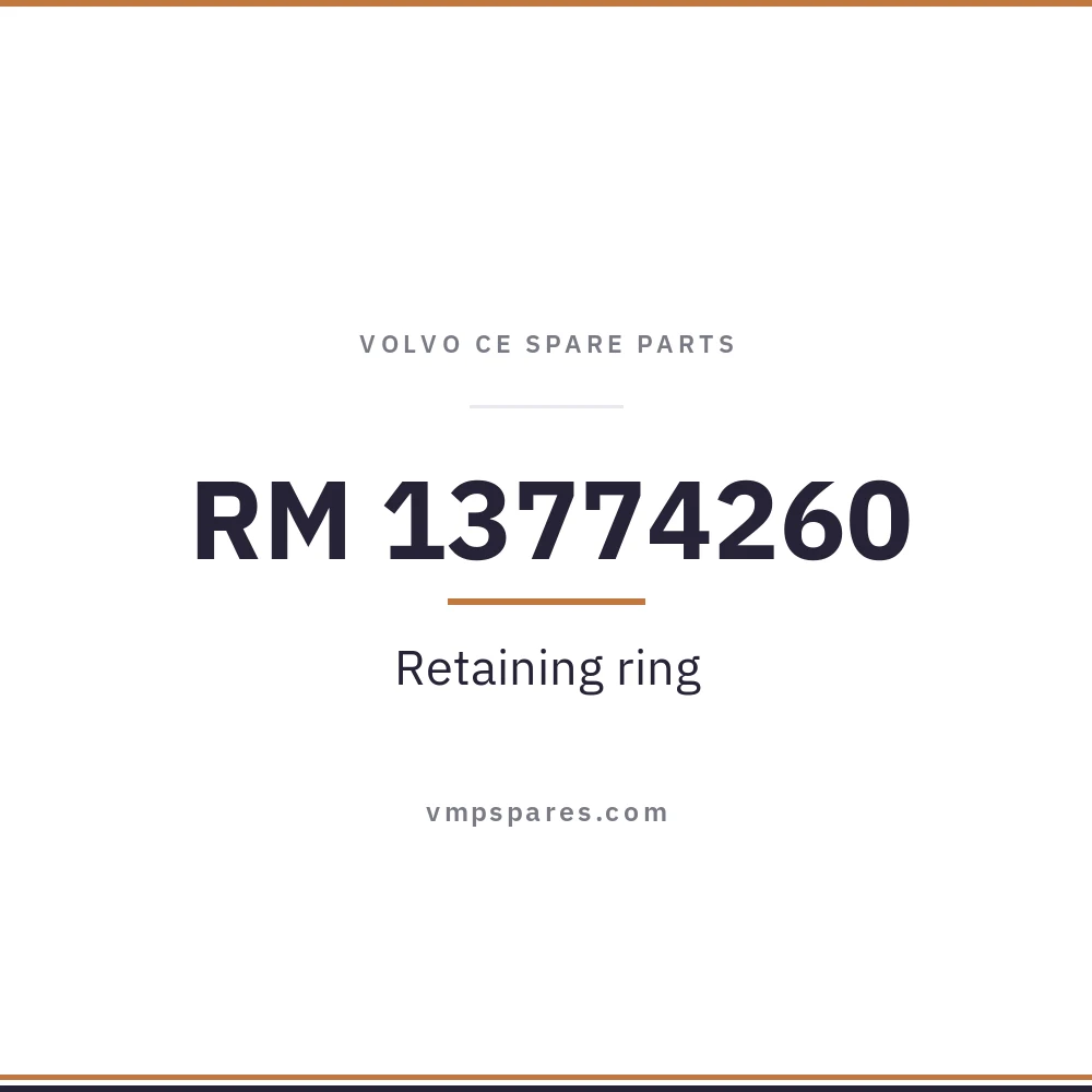 RM 13774260 – Retaining ring