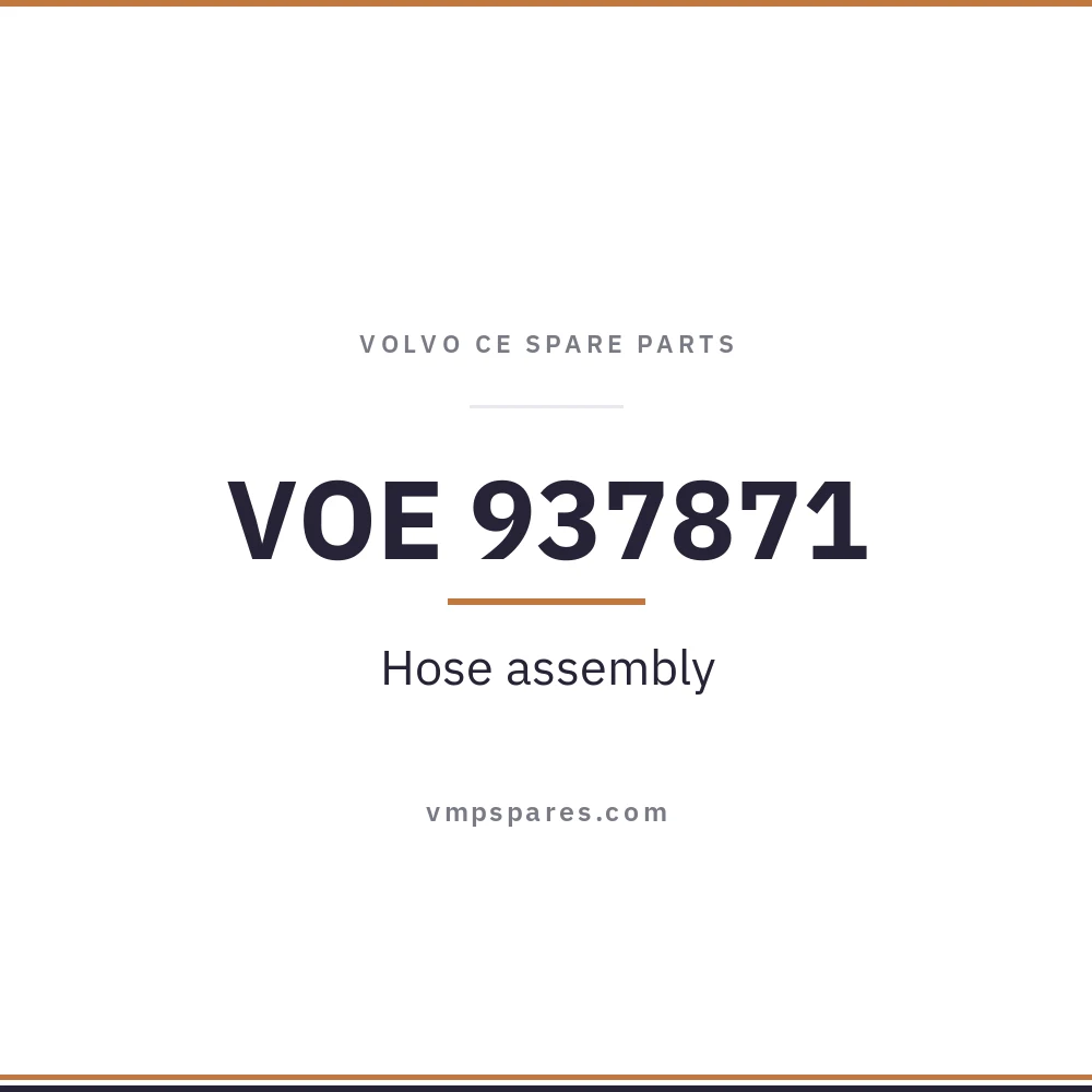 VOE 937871 – Hose assembly