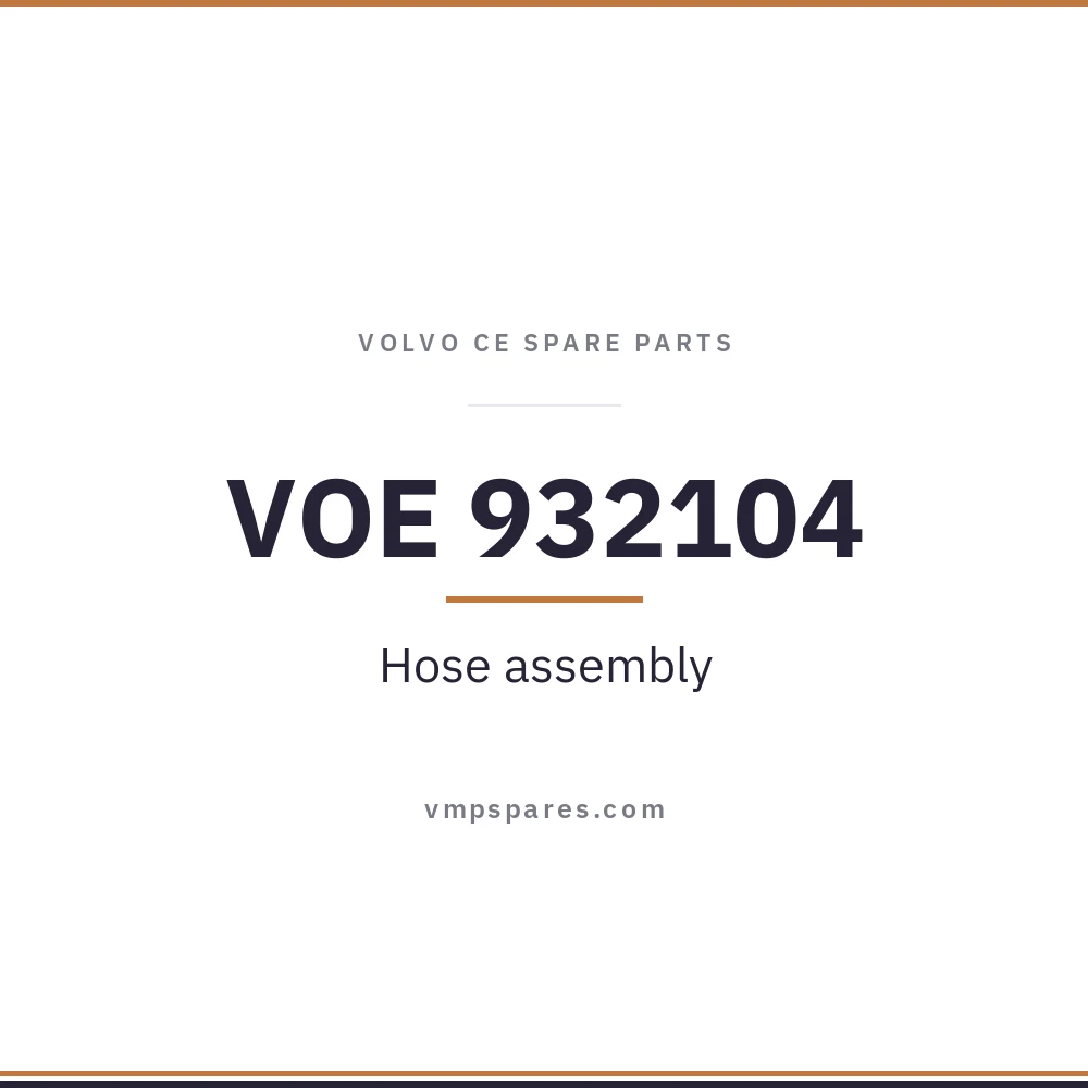 VOE 932104 – Hose assembly