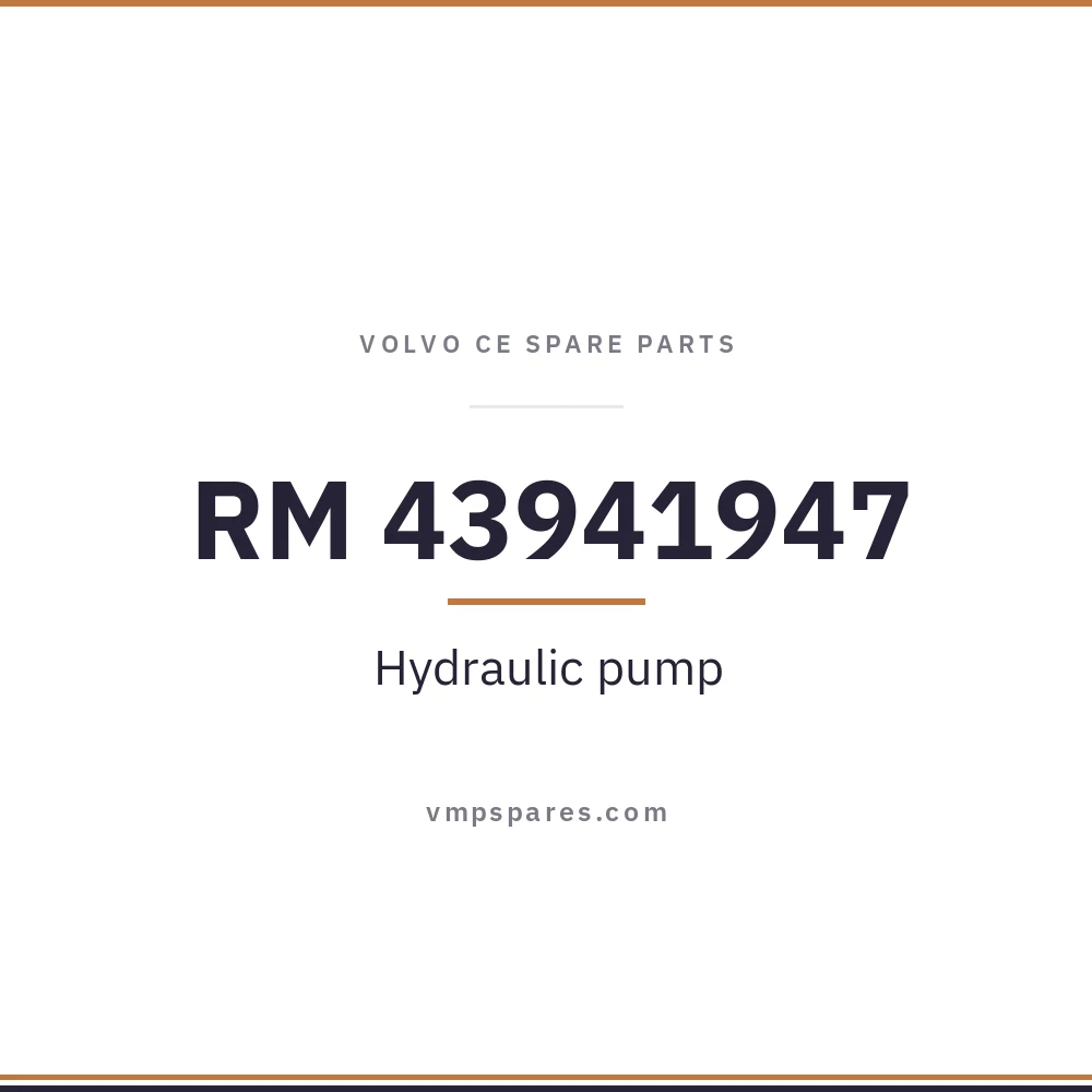RM 43941947 – Hydraulic pump