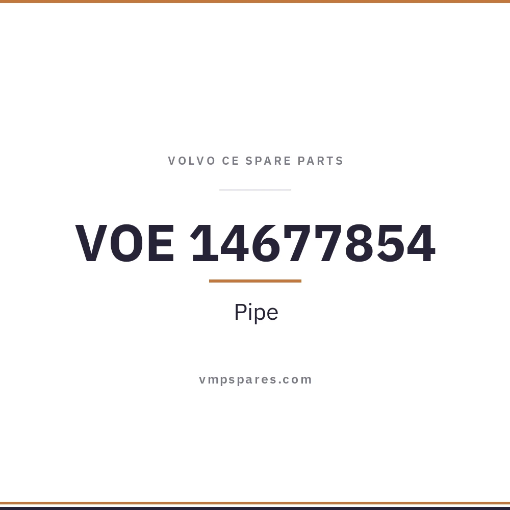 VOE 14677854 – Pipe