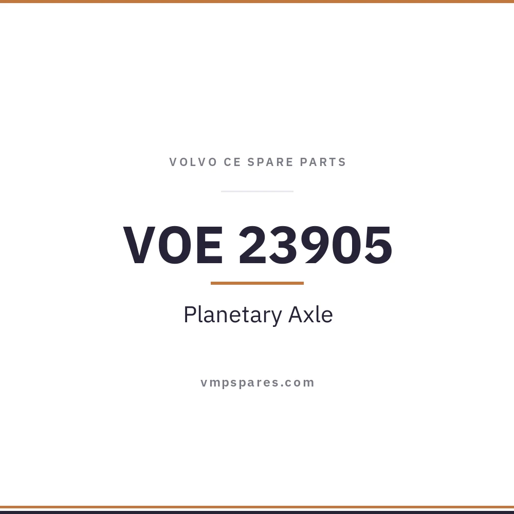 VOE 23905 – Planetary Axle