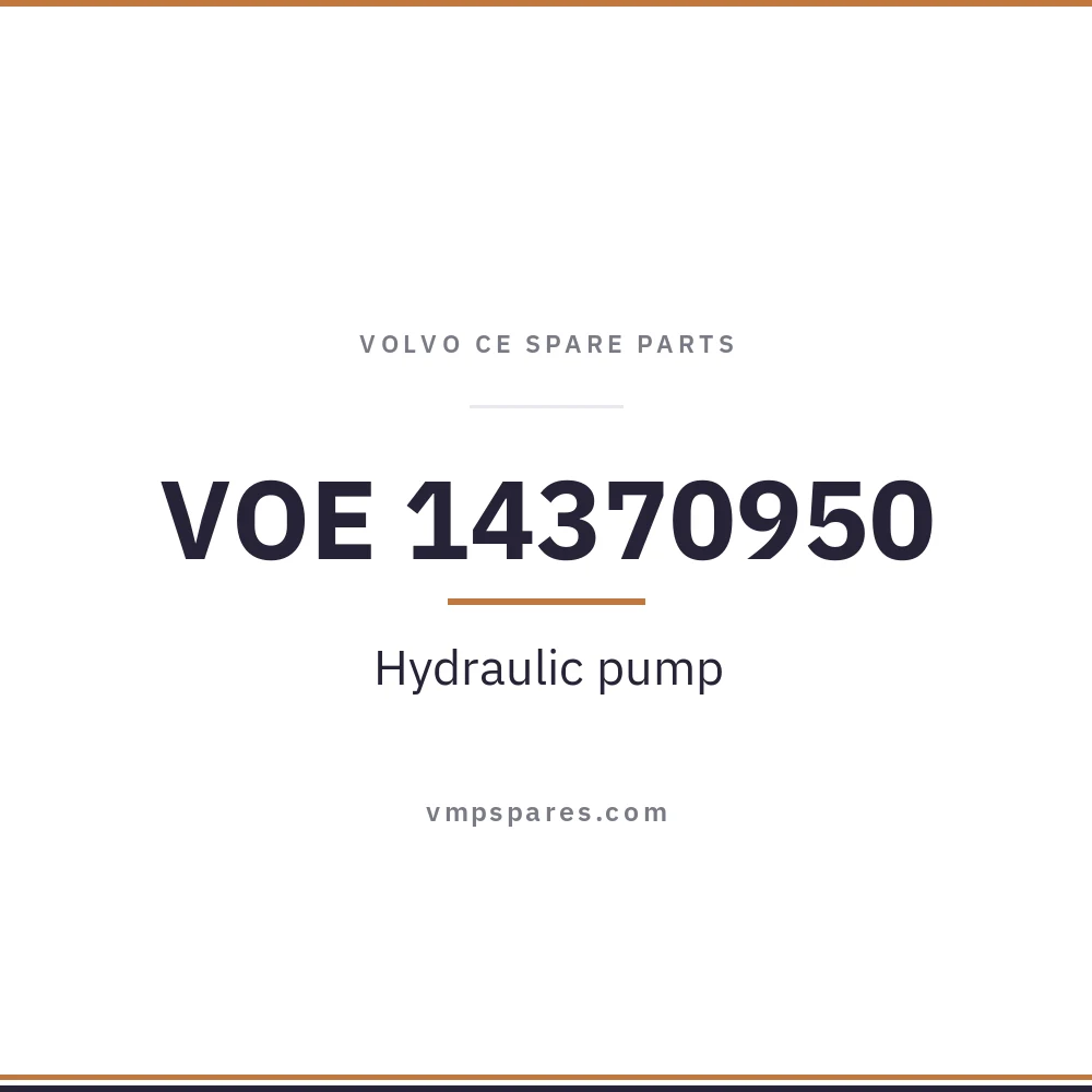 VOE 14370950 – Hydraulic pump