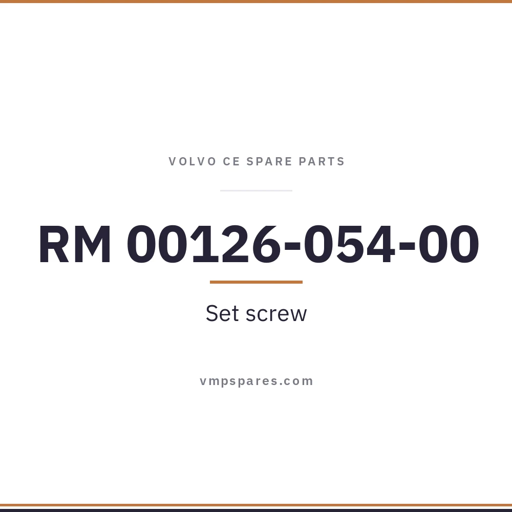 RM 00126-054-00 – Set screw