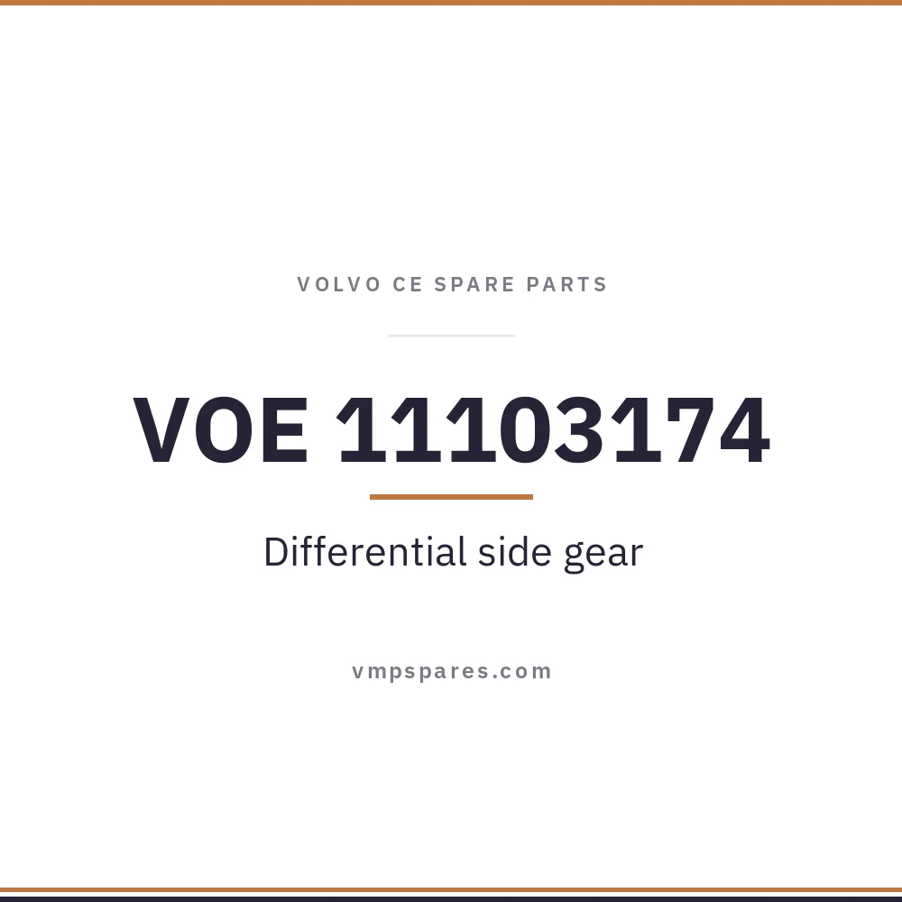 VOE 11103174 – Differential side gear