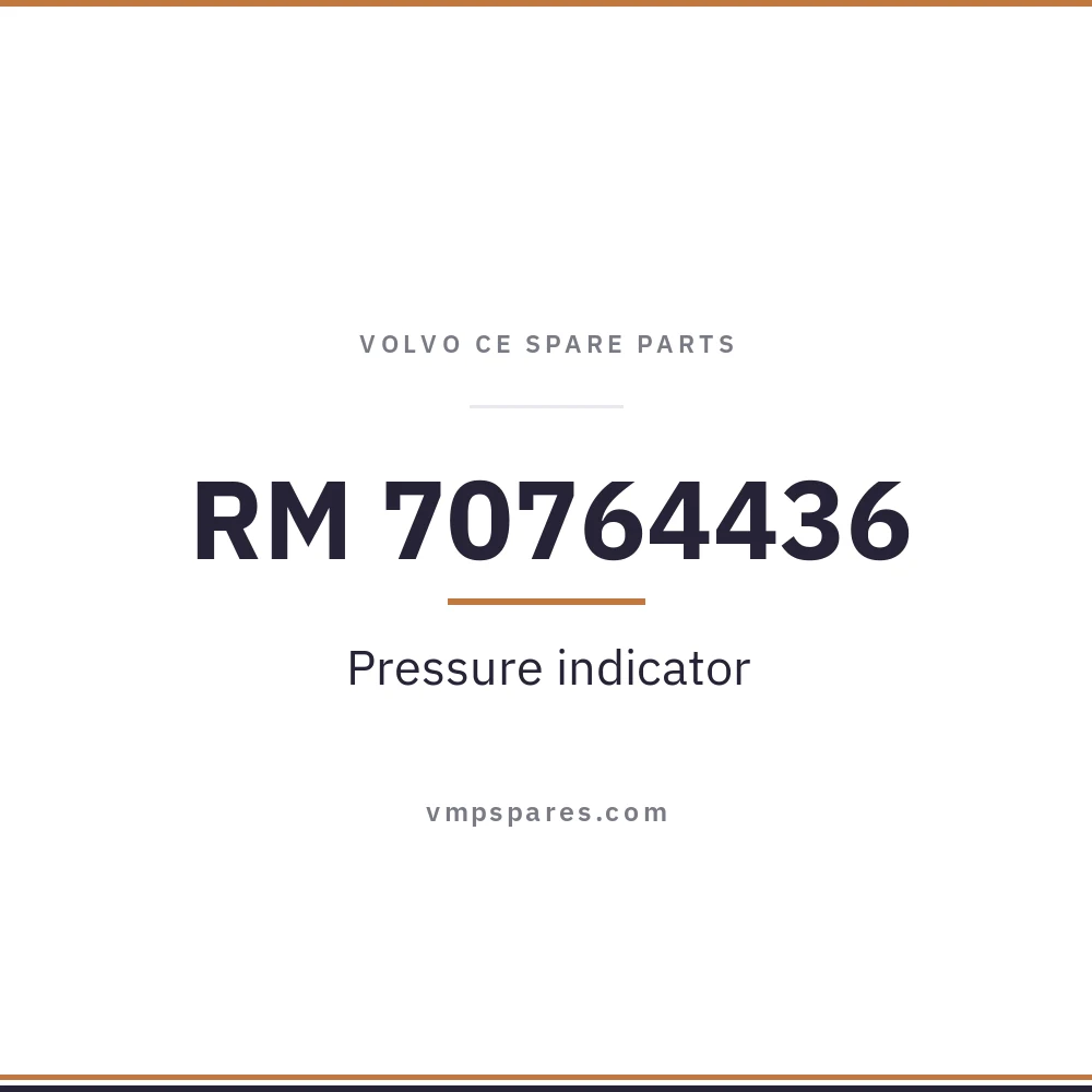 RM 70764436 – Pressure indicator