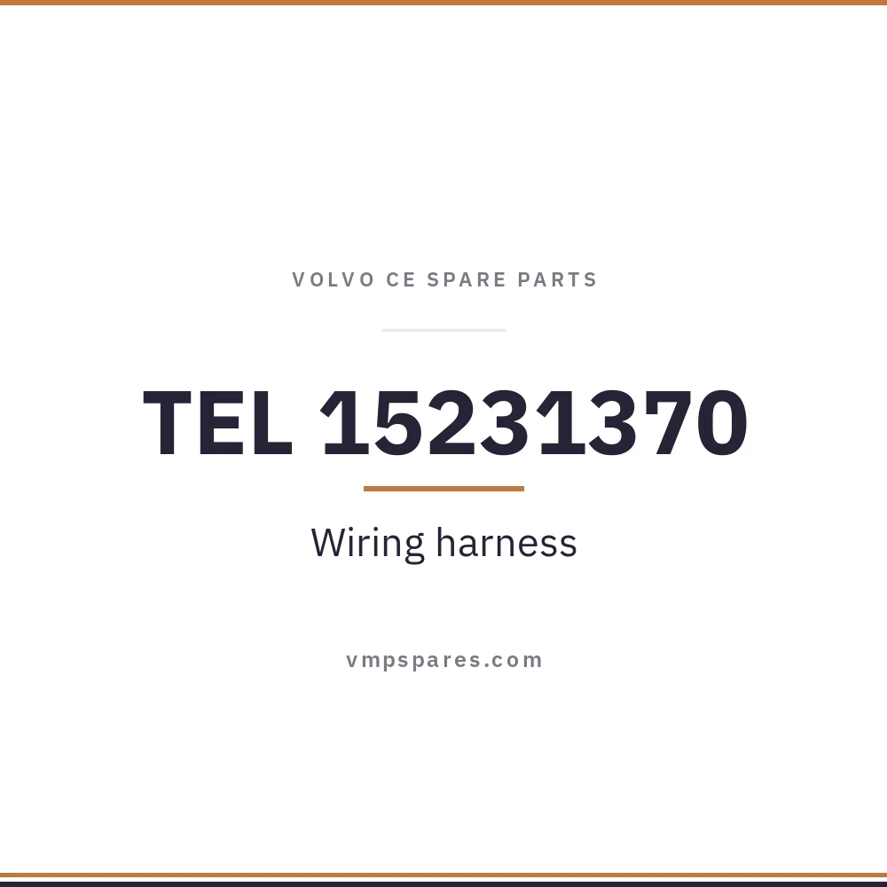 TEL 15231370 – Wiring harness