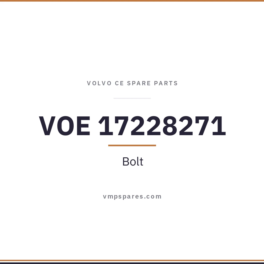 VOE 17228271 – Bolt