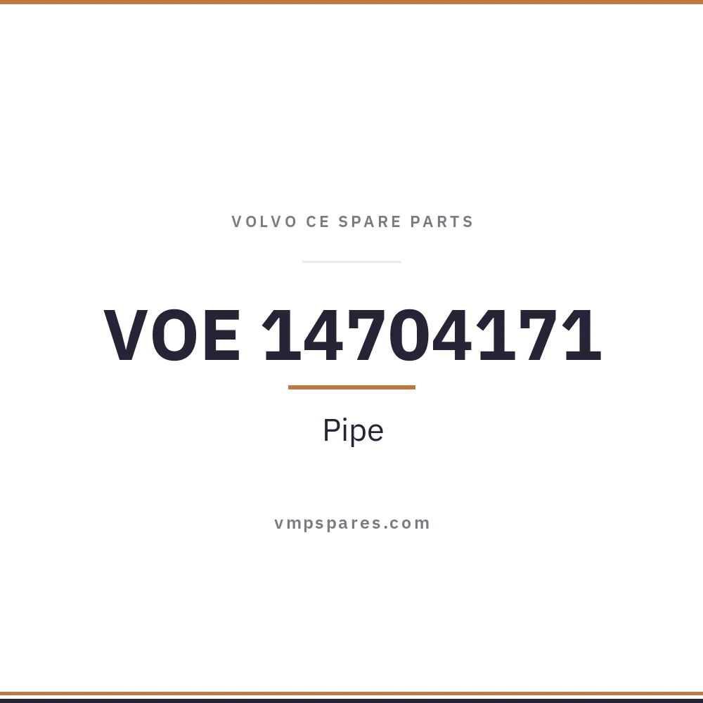 VOE 14704171 – Pipe