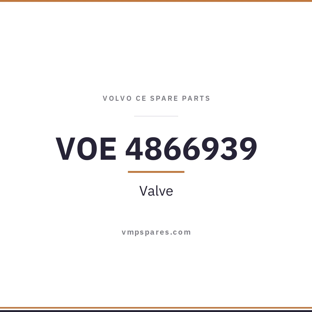 VOE 4866939 – Valve