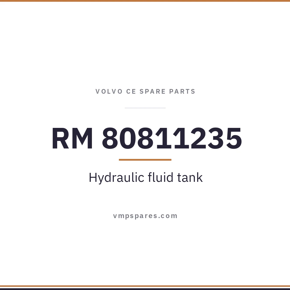 RM 80811235 – Hydraulic fluid tank