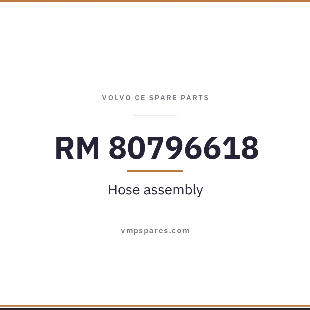 RM 80796618 – Hose assembly