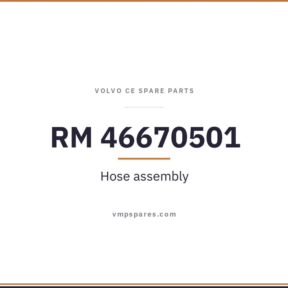 RM 46670501 – Hose assembly