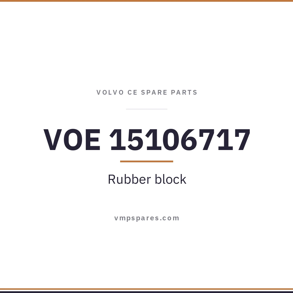VOE 15106717 – Rubber block